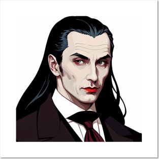 Count Dracula in a Modern Business Suit Posters and Art